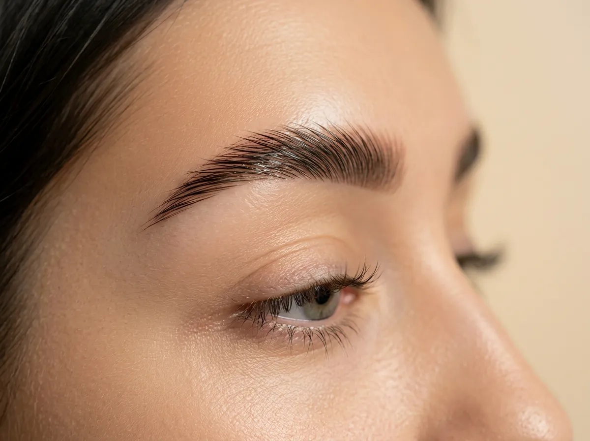 Brow Lamination — natürlich volle Augenbrauen