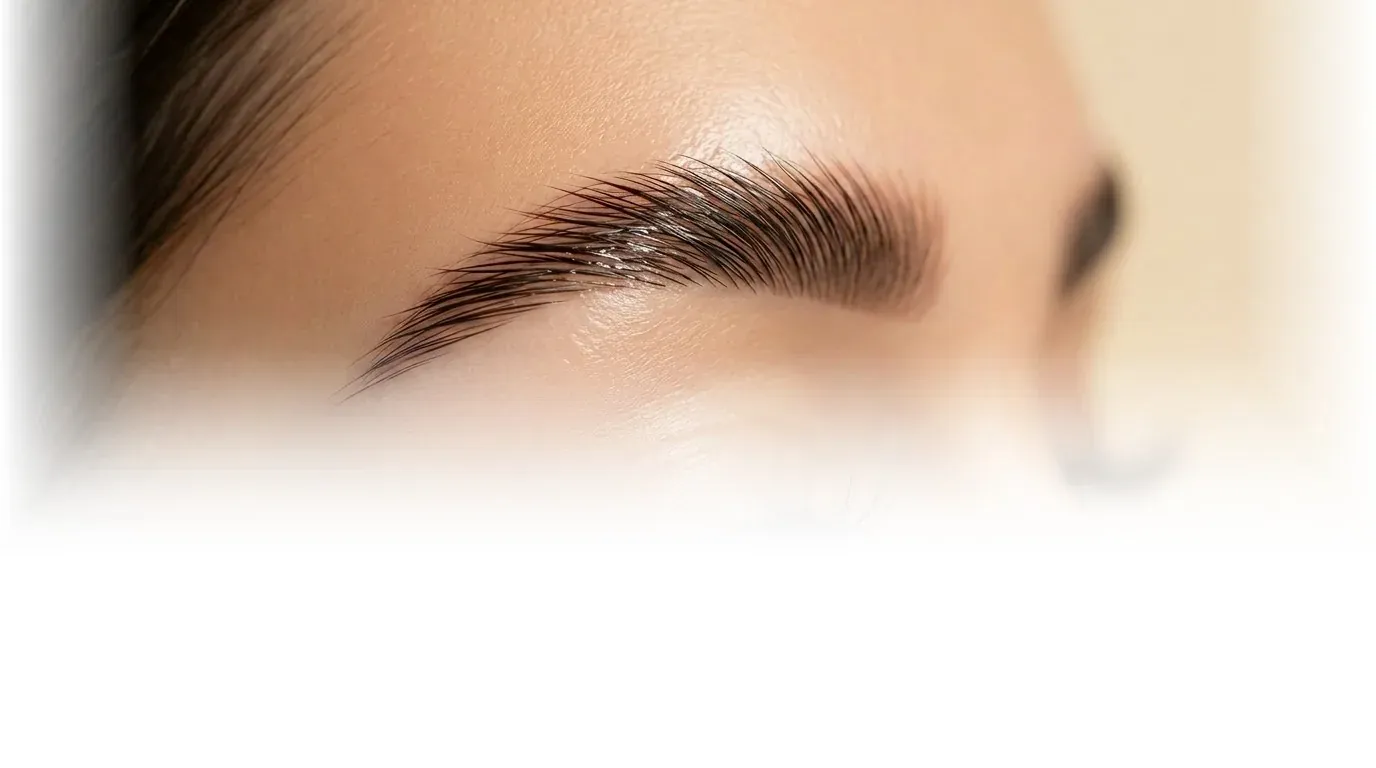 Brow Lamination — natürlich volle Augenbrauen